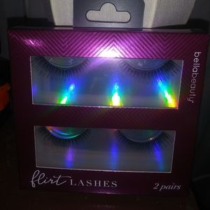 NEW!  2 pairs Bella beauty flirt lashes